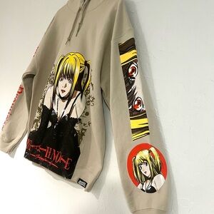 Graphic Beige Hoodie broken promises  death note